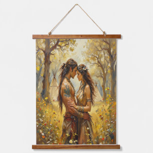 Embrace of Souls Hanging Tapestry