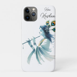 Embrace Spirituality with Krishna Print Designs" iPhone 11 Pro Case