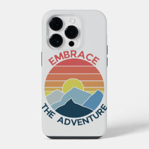 Embrace the adventure mountain adventure time iPhone 14 pro case
