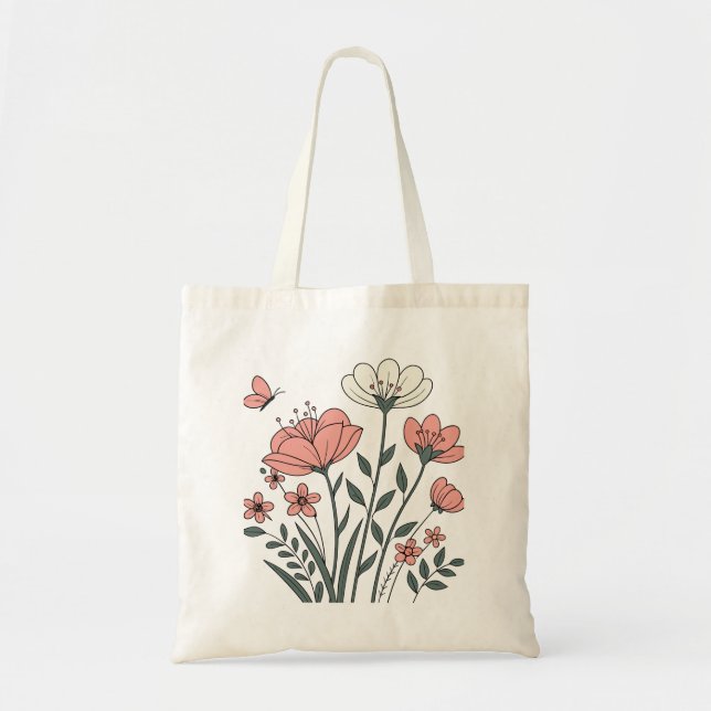 Embrace the beauty of nature tote bag (Front)
