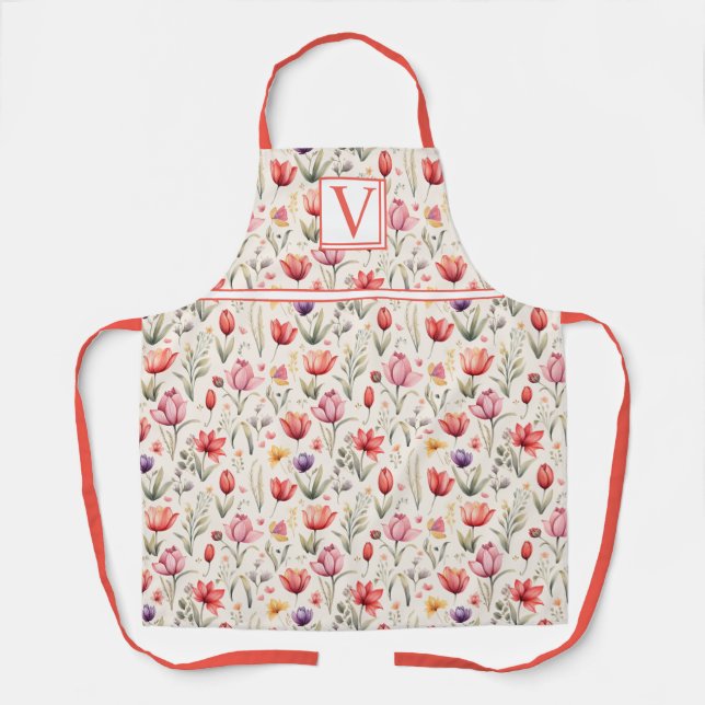 Embrace the beauty of Spring - Customised Apron (Front)