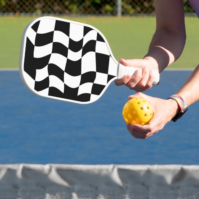 Embrace the Boldness of Abstract Distortion! Pickleball Paddle (Insitu)