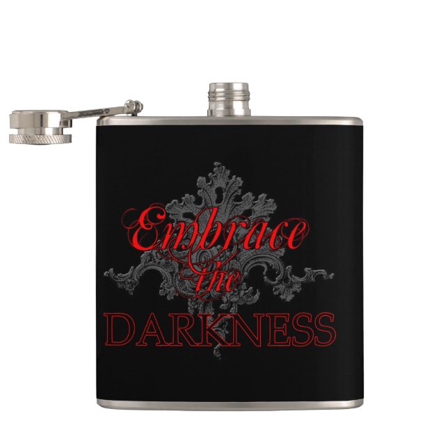 Embrace the Darkness Flask (Opened)