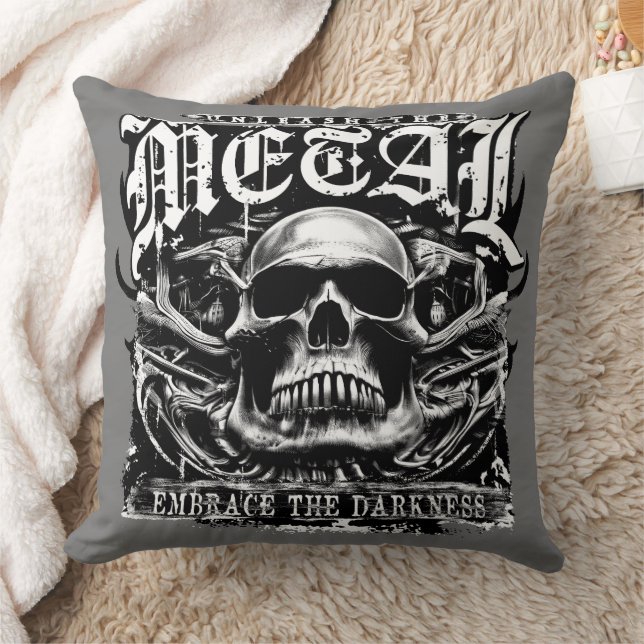 Embrace the darkness, unleash the metal cushion (Blanket)