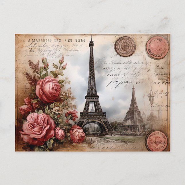 Embrace the Elegance: Paris postcard (Front)