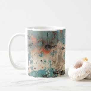 Embrace the Grunge Aesthetic with Our Dry Paint Coffee Mug