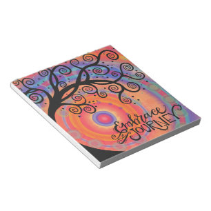 Embrace the Journey notebook Notepad