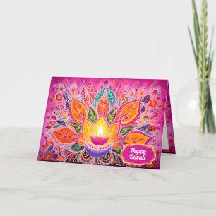 Embrace the Joy: A Diwali Celebration Holiday Card