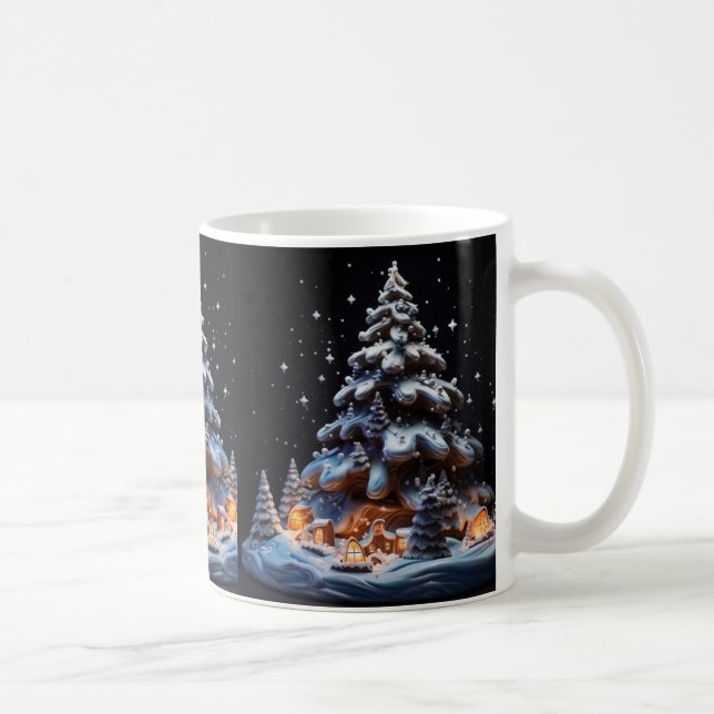 "Embrace the Magic of Christmas Night!" Coffee Mug (Right)