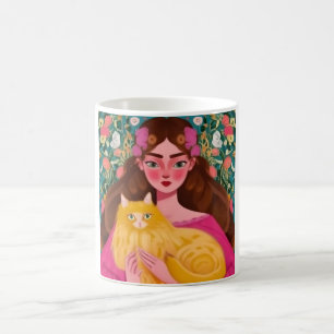Embrace the Magic of Feline Love! Coffee Mug