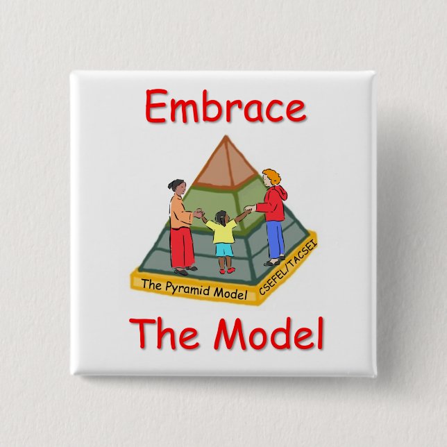 Embrace the Model 15 Cm Square Badge (Front)