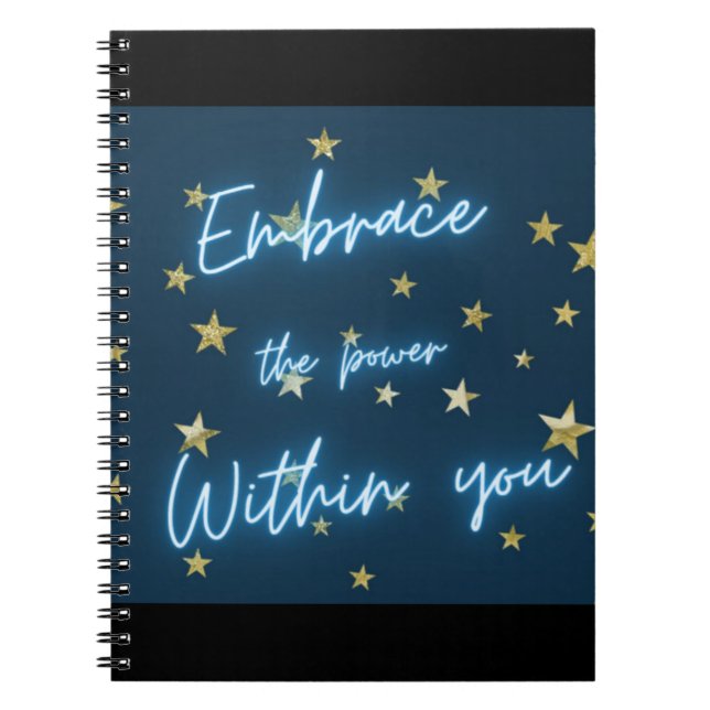 Embrace the Power Within Notebook (Front)