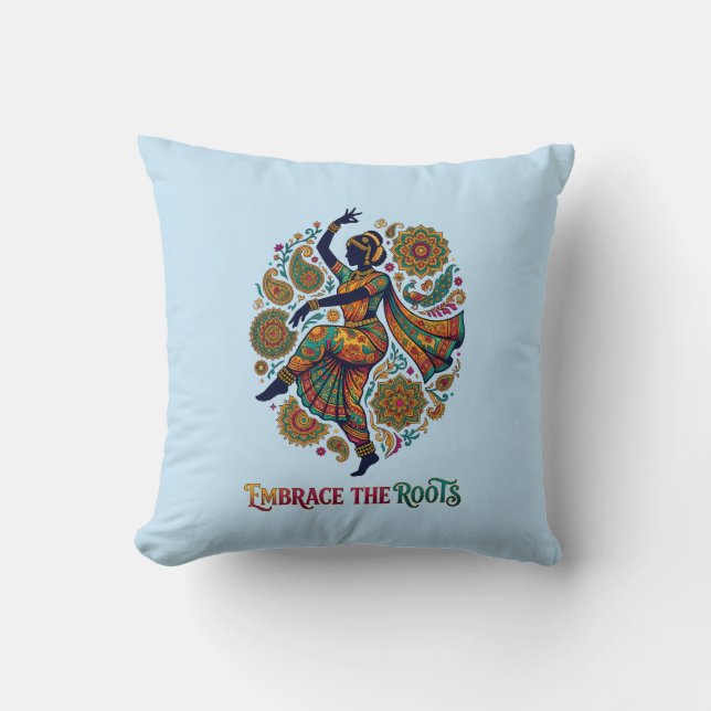 Embrace the Roots Dance Cushion (Front)