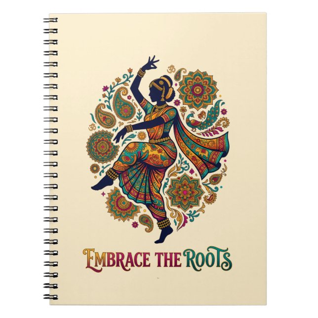 Embrace the Roots Dance Notebook (Front)