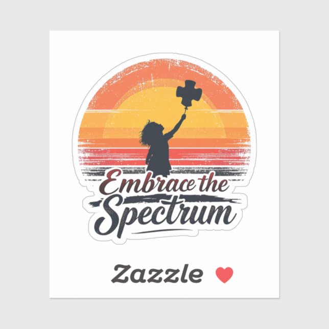 Embrace the Spectrum Autism Awareness  (Sheet)