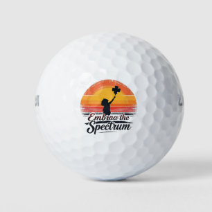 Embrace the Spectrum Autism Awareness Golf Balls