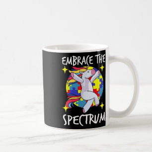 Embrace The Spectrum Autism Awareness Unicorn  Coffee Mug