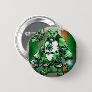 Embrace the Spirit of Ireland St. Patrick's Day 6 Cm Round Badge