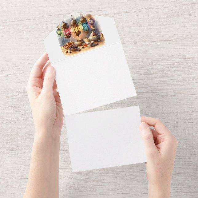 Embrace the Spirit of Ramadan All In One Invitation (Tearaway)