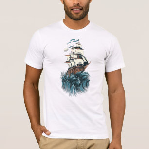 Embrace the Struggle Sailor Struggle Ship Men's T-Shirt