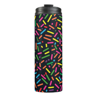 Embrace the Sweetness with Our Doughnut Sprinkles Thermal Tumbler