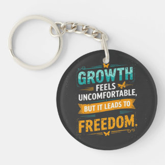 Embrace the Uncomfortable Key Ring