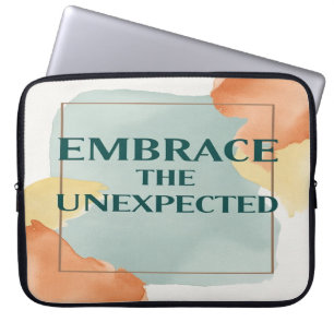 Embrace The Unexpected option 2 Laptop Sleeve