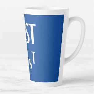 “Embrace Unity: JUST FIT IN” motivational words  Latte Mug