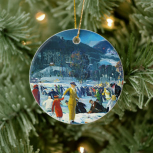 Embrace Winter's Charm with Love of Winter Ceramic Ornament