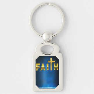 "Embrace Your Faith in Style." Key Ring