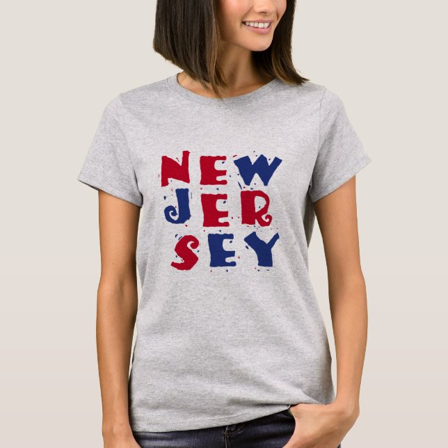 Embrace Your Jersey City Pride with Our Patriotic  T-Shirt (Front)