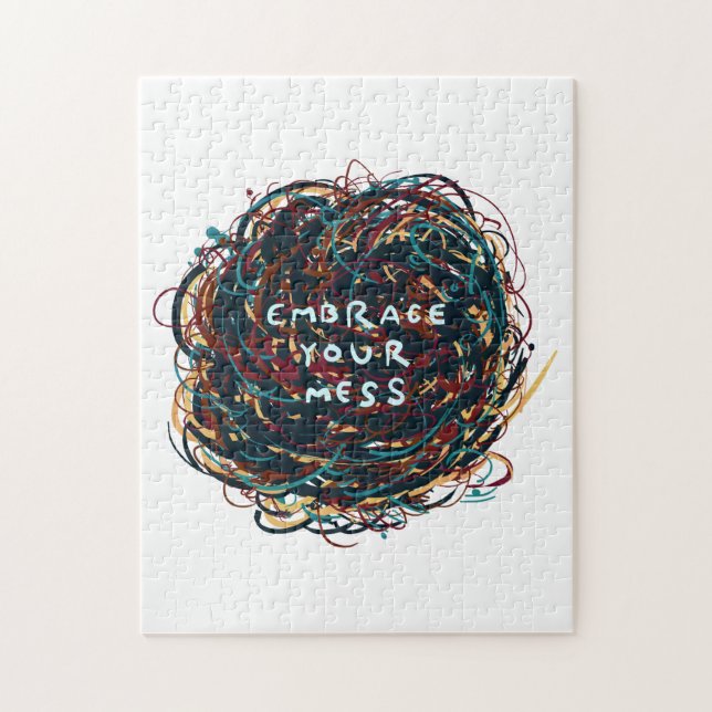 Embrace your Mess Jigsaw Puzzle (Vertical)