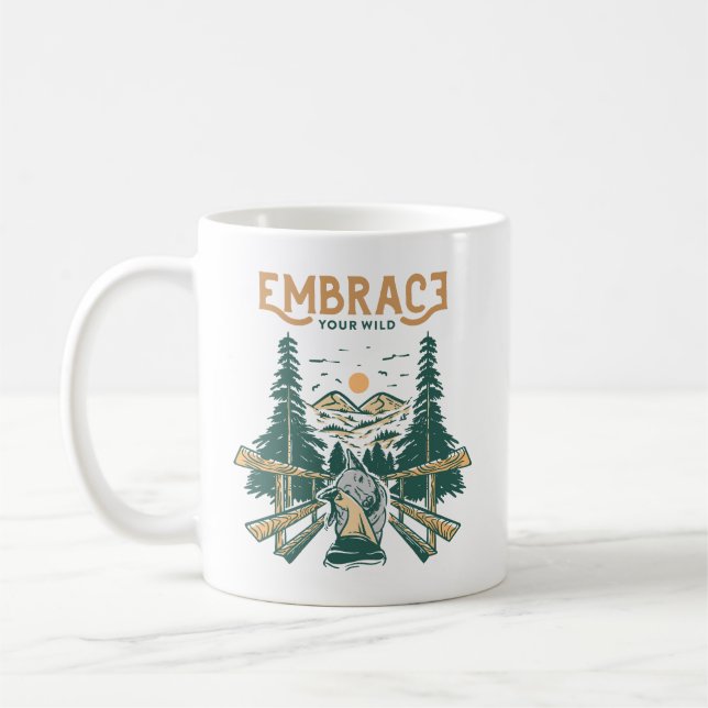 Embrace Your Wild Coffee Mug (Left)