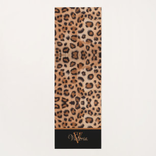Embrace Your Wild Side with a Leopard Print  Yoga Mat