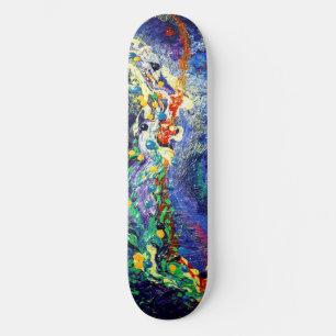 Embraced Abstract Skateboard