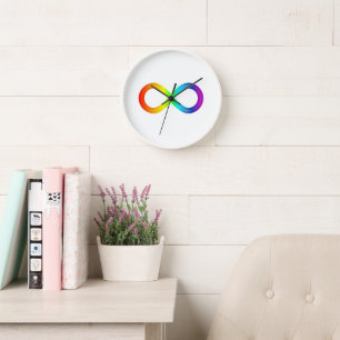 Embracing Autism's Rainbow Spectrum Clock