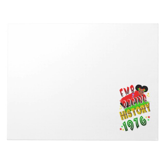 Embracing History 1976 Notepad (Front)