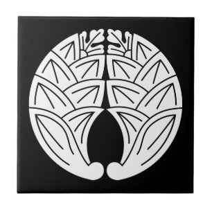 Embracing japanese gingers ceramic tile