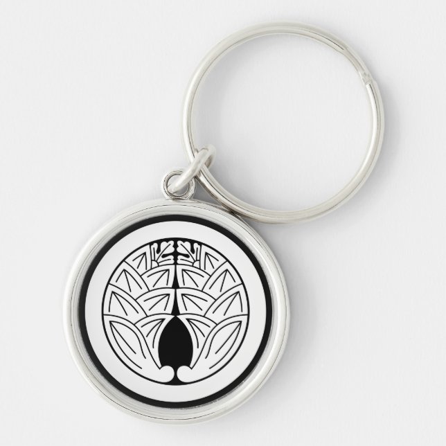 Embracing Japanese gingers in a circle Key Ring (Front)