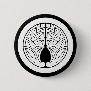 Embracing japanese gingers in circle 6 cm round badge