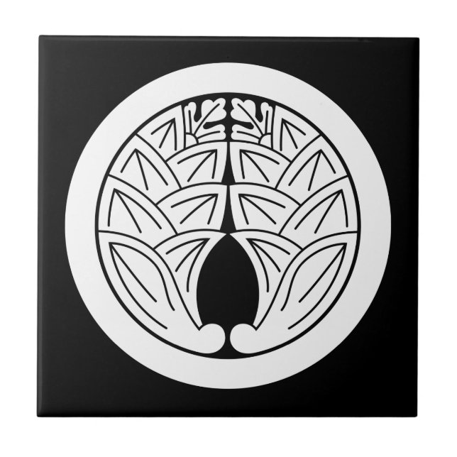 Embracing japanese gingers in circle tile (Front)