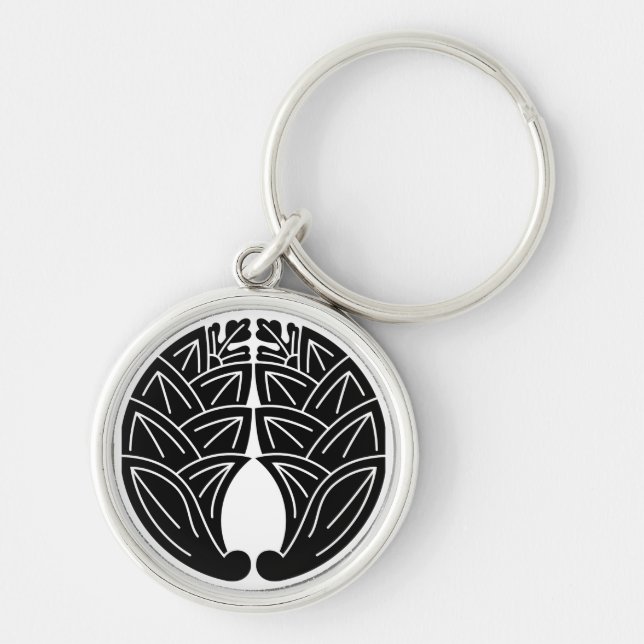 Embracing japanese gingers key ring (Front)