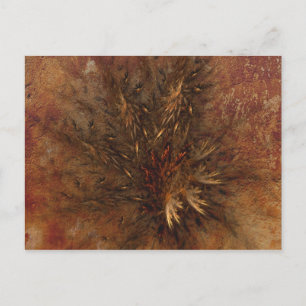 Embracing Nature Fractal Postcard