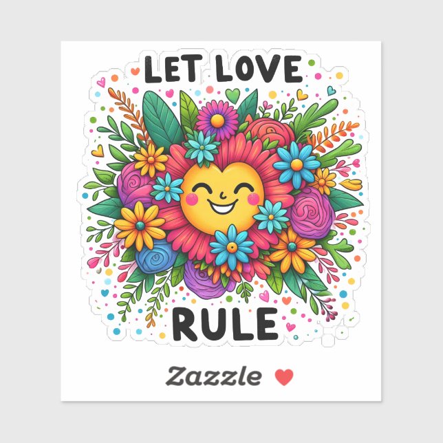 Embracing Positivity With Vibrant Flowers and Joy (Sheet)