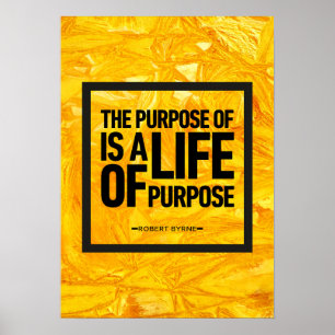 Embracing Purpose: Unveiling Life's Meaning Poster