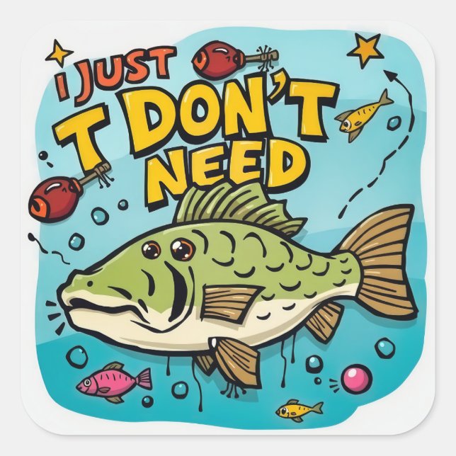 Embracing Simplicity and Contentment Square Sticker (Front)