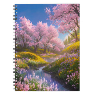 Embracing the Charming Beauty of Sakura Trees Notebook
