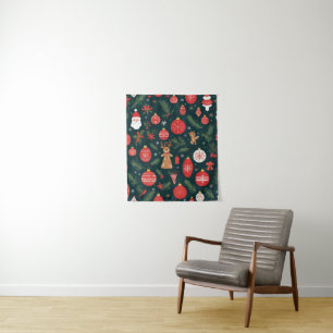 Embracing the Christmas Spirit, Merry Christmas Tapestry