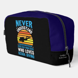 Embracing the Ocean Depths With Passion and Joy Dopp Kit