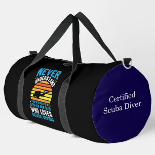 Embracing the Ocean Depths With Passion and Joy Duffle Bag